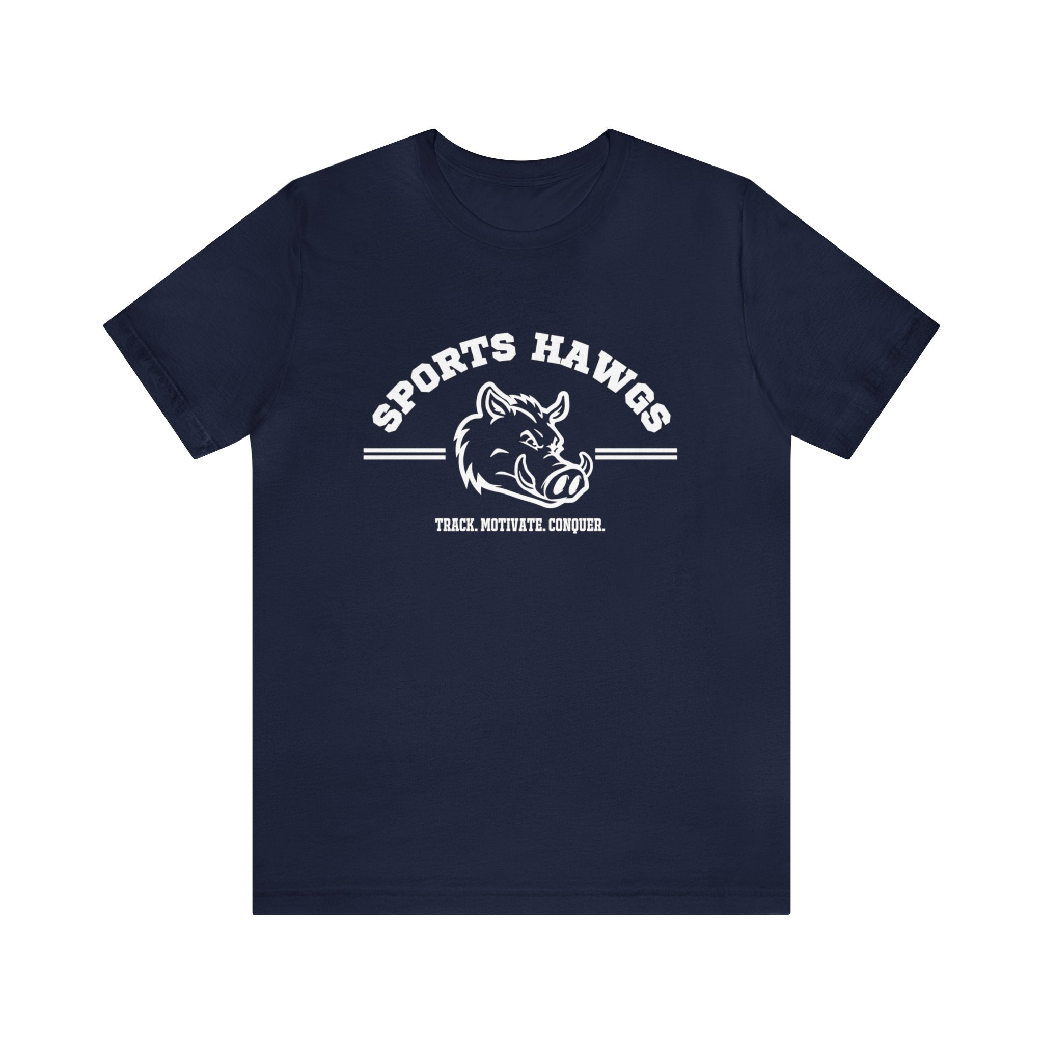 Blue Sports Hawgs Head T-shirt Event