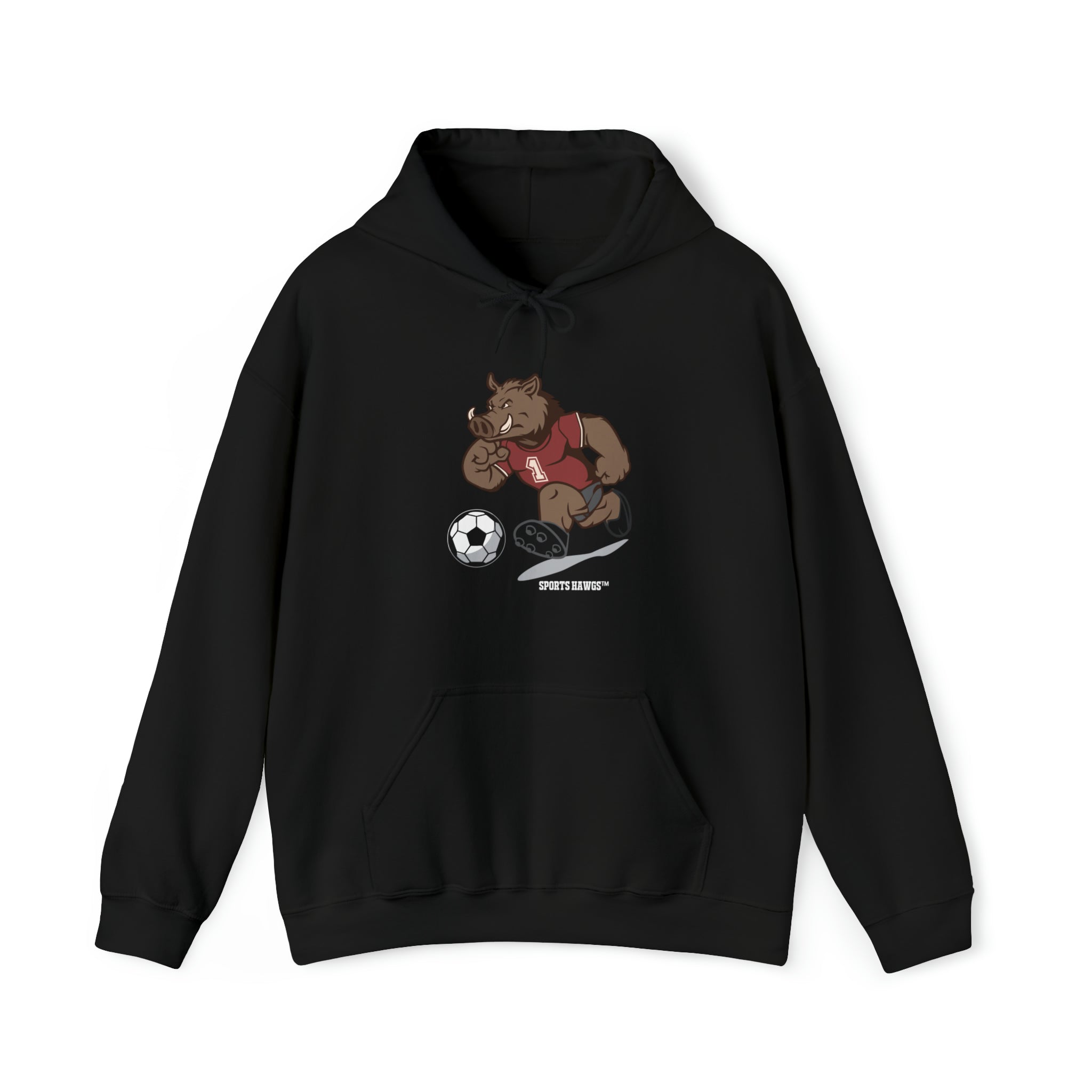 SPORTS HAWGS Soccer Hooded Sweatshirt