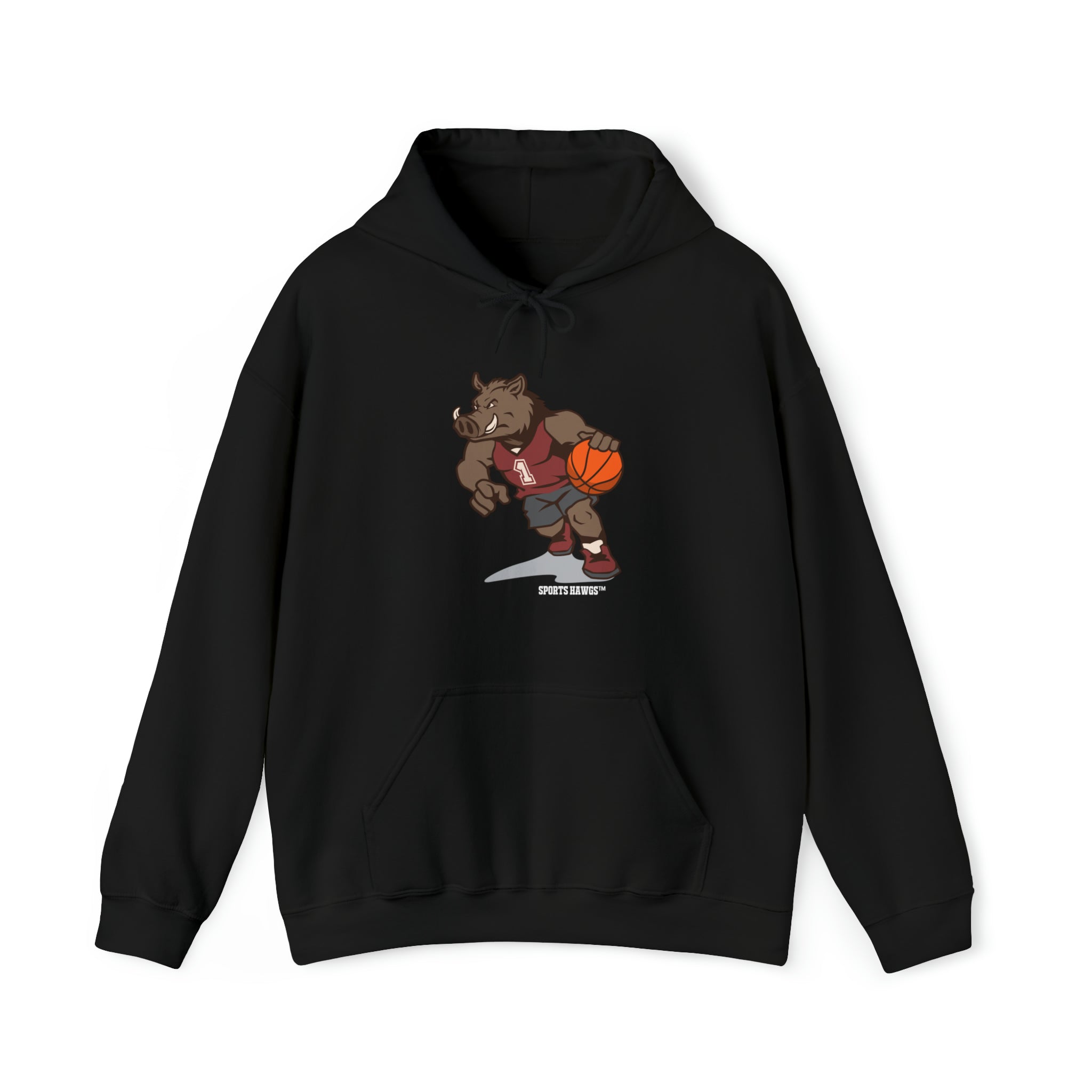 SPORTS HAWGS Basketball Hooded Sweatshirt