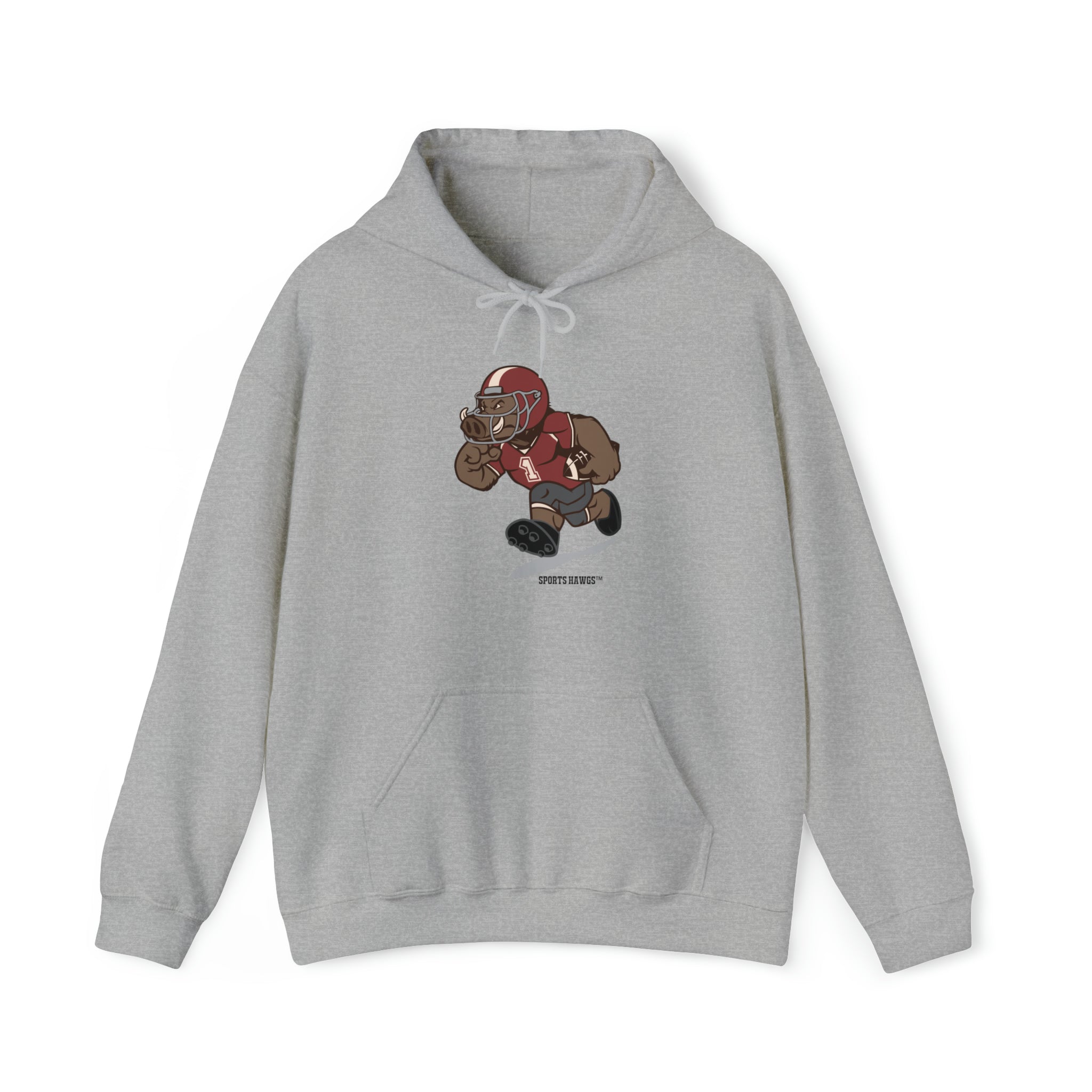 SPORTS HAWGS Football Hooded Sweatshirt