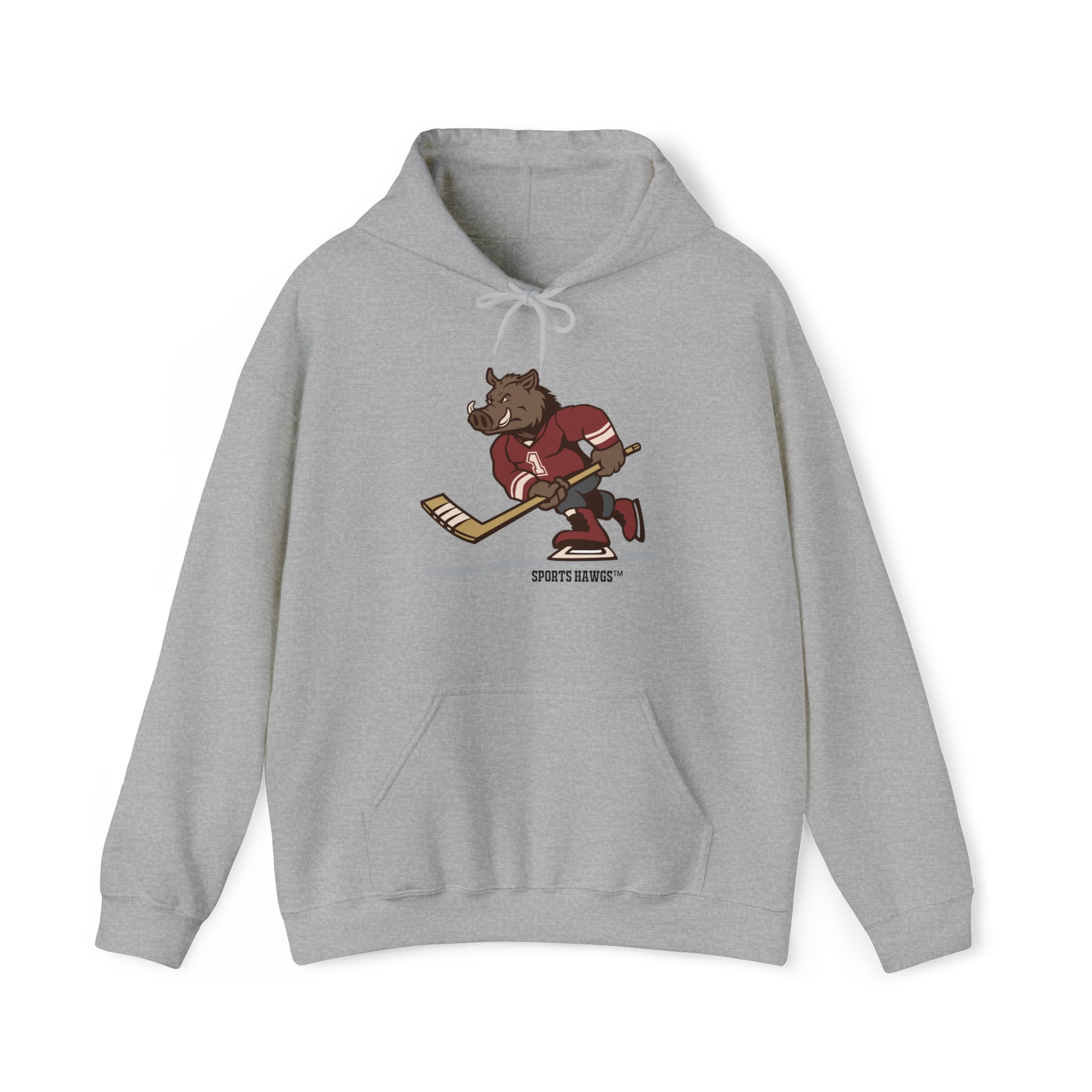 SPORTS HAWGS Ice Hockey Hooded Sweatshirt