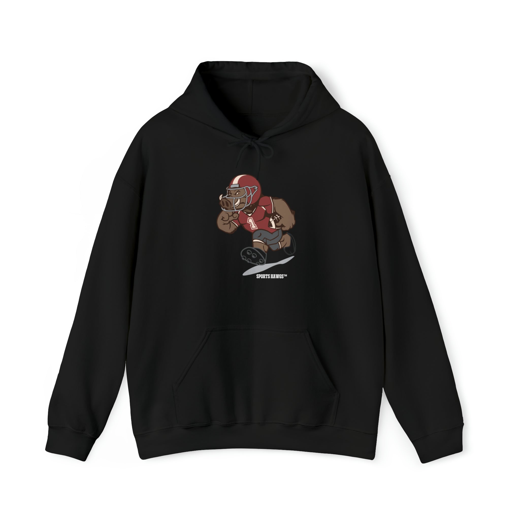 SPORTS HAWGS Football Hooded Sweatshirt