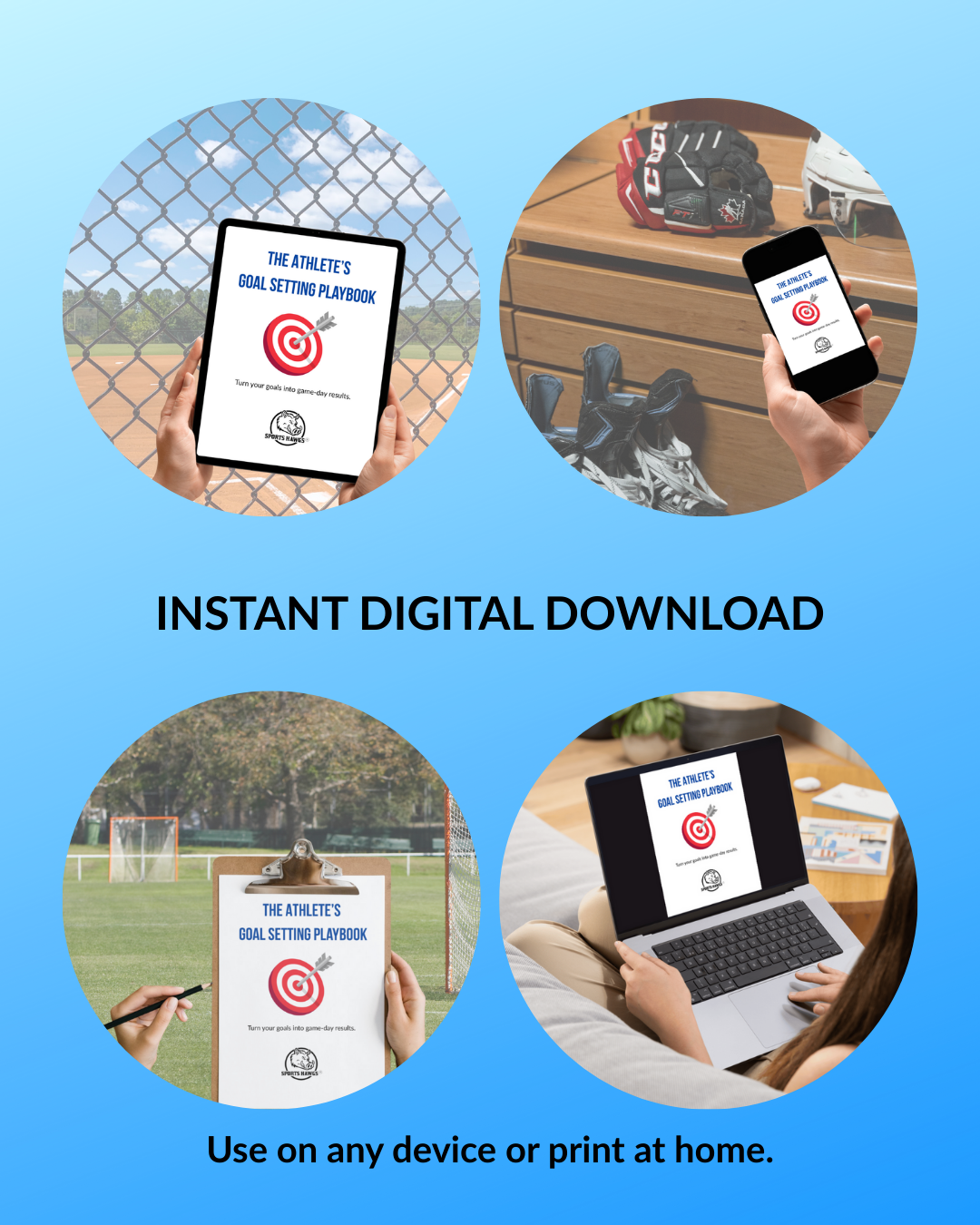 The Athlete's Goal Setting Playbook (DIGITAL FILE)