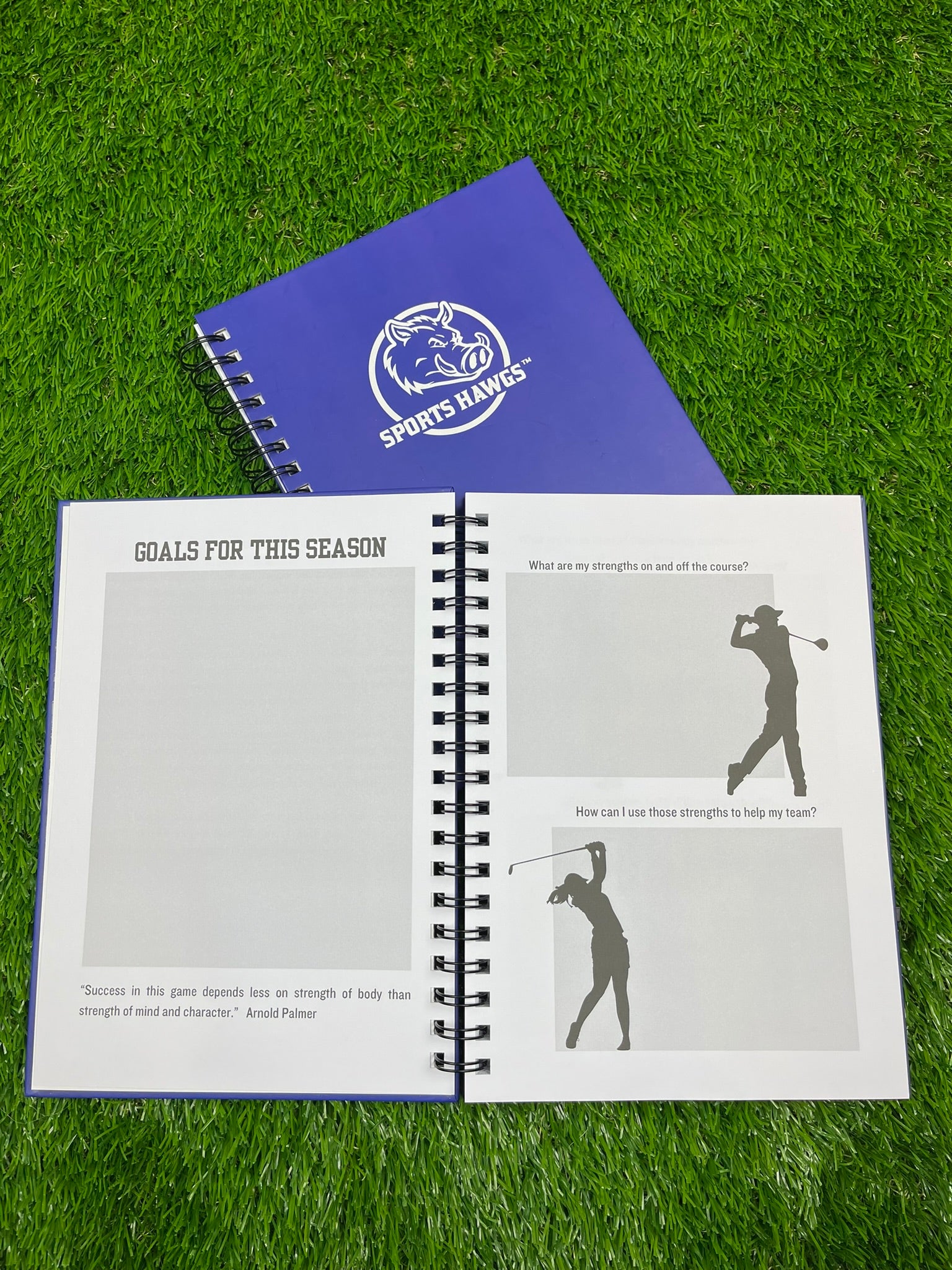 GOLF Game Day Stats Journal by Sports Hawgs™