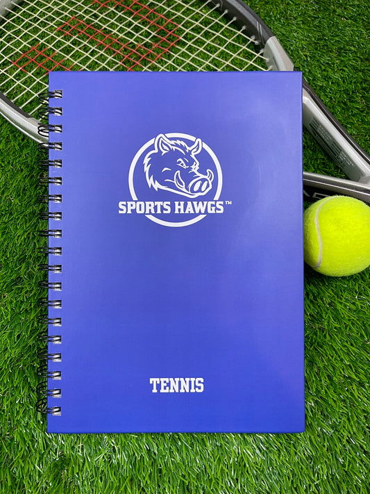 TENNIS Game Day Stats Journal by Sports Hawgs™