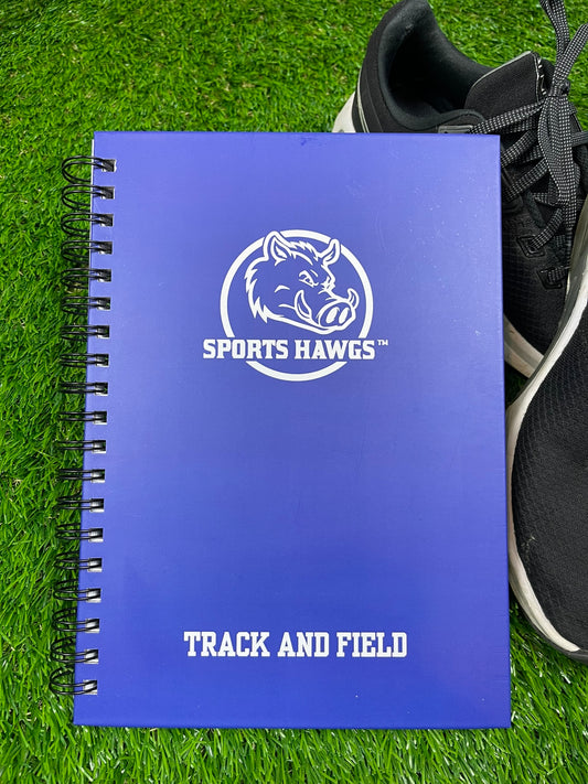 TRACK AND FIELD Game Day Stats Journal by Sports Hawgs™
