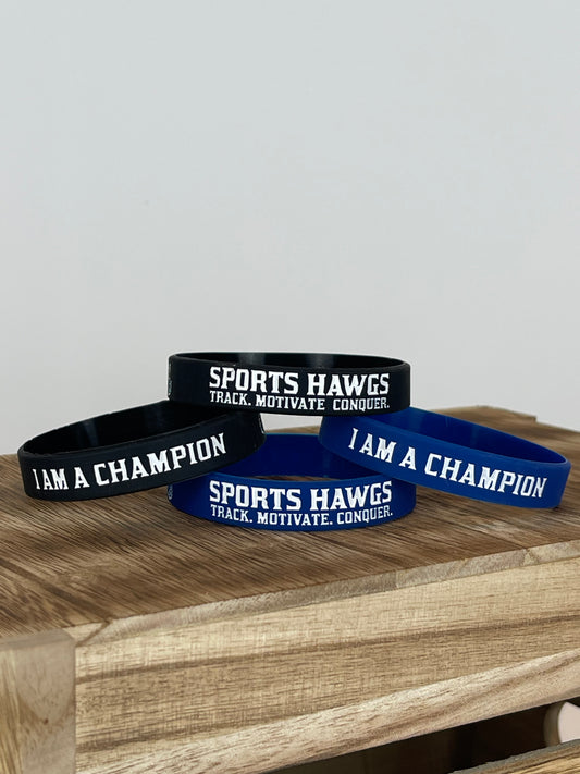 Sports Hawgs Positive Affirmations Silicone Bracelet