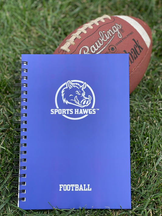 FOOTBALL Game Day Stats Journal by Sports Hawgs™