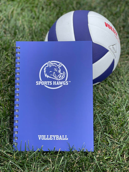 VOLLEYBALL Game Day Stats Journal by Sports Hawgs™